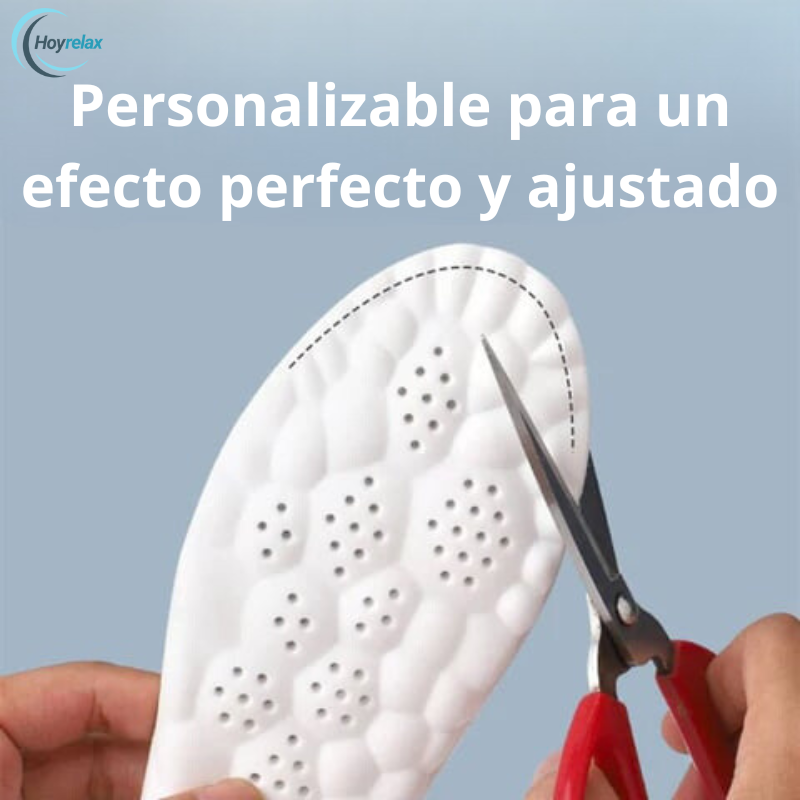 Plantillas ortopédicas de masaje y absorción de impactos Hoyrelax - OFERTA 2X1