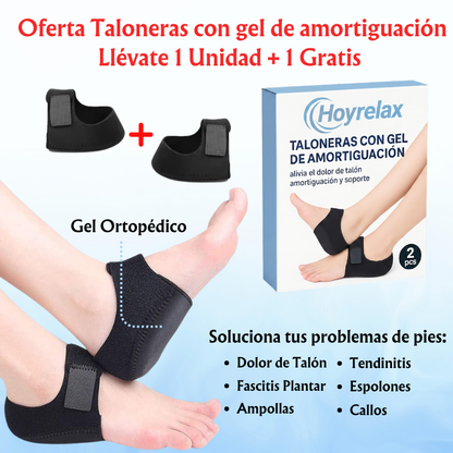 Taloneras Hoyrelax con Gel de Amortiguación 1 unidad + 1 gratis