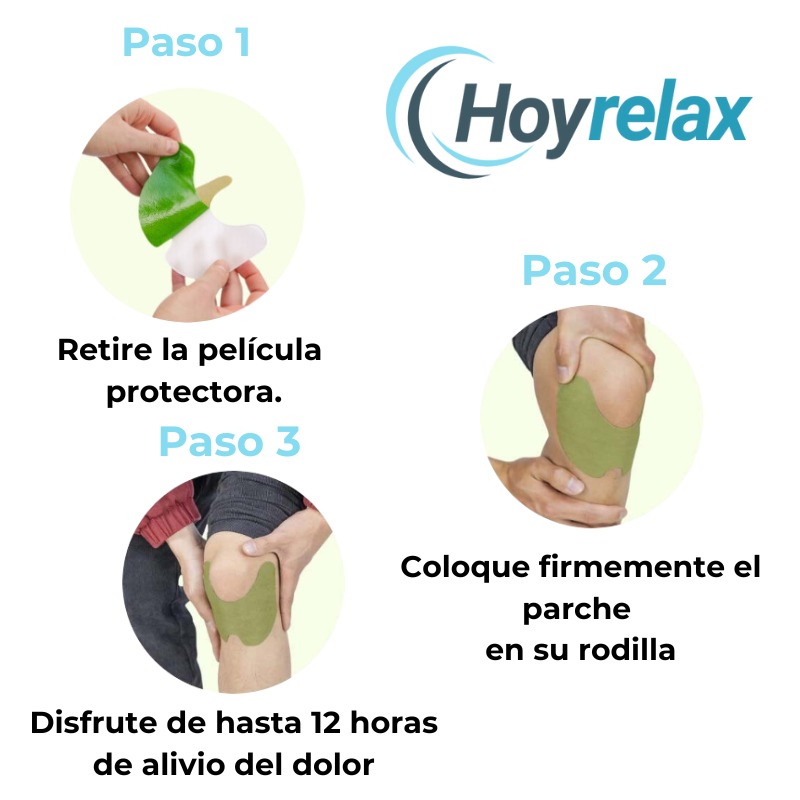 Parches naturales de Rodilla Hoyrelax