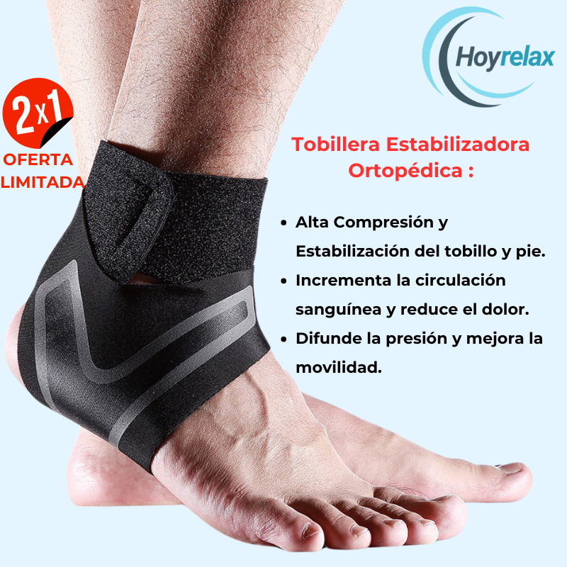 Tobillera Estabilizadora Ortopédica Hoyrelax-OFERTA 2X1