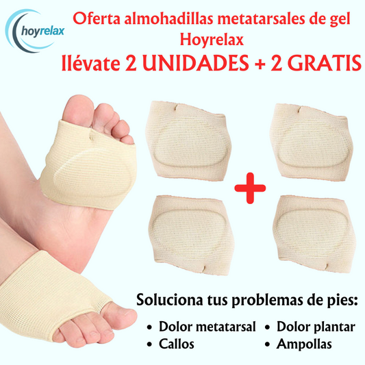 Almohadillas metatarsales Hoyrelax  más 2 unidades gratis